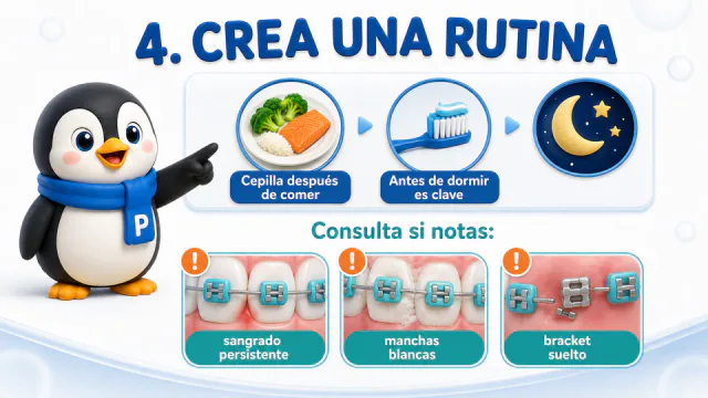 Rutina de higiene y señales para consultar durante la ortodoncia