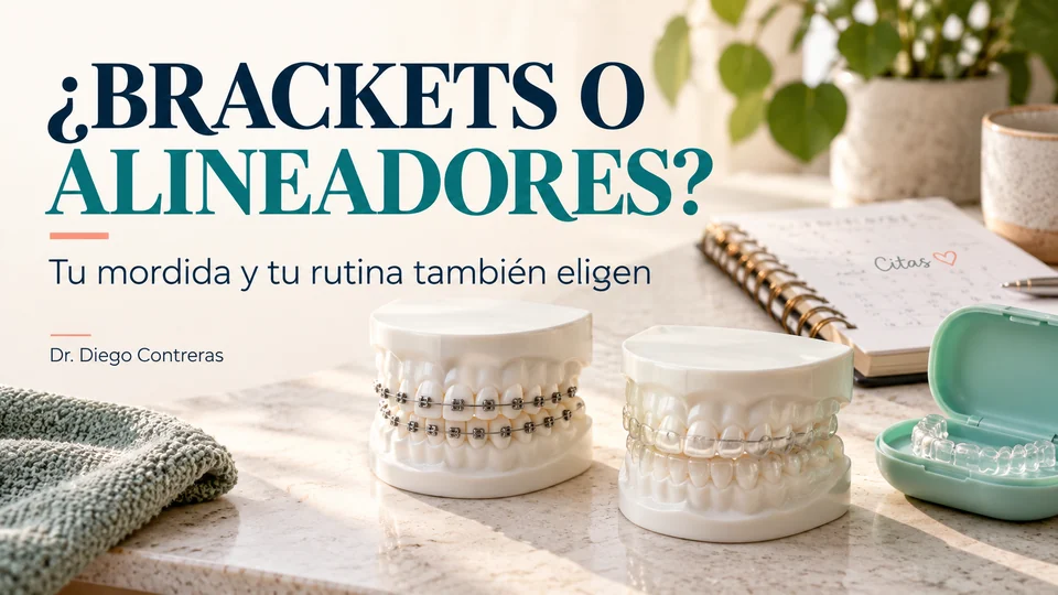 Brackets o alineadores: tu mordida y tu rutina también eligen