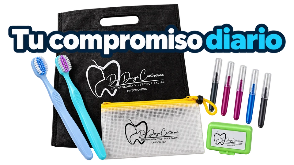 Kit de higiene con la marca del Dr. Diego Contreras: tu compromiso diario