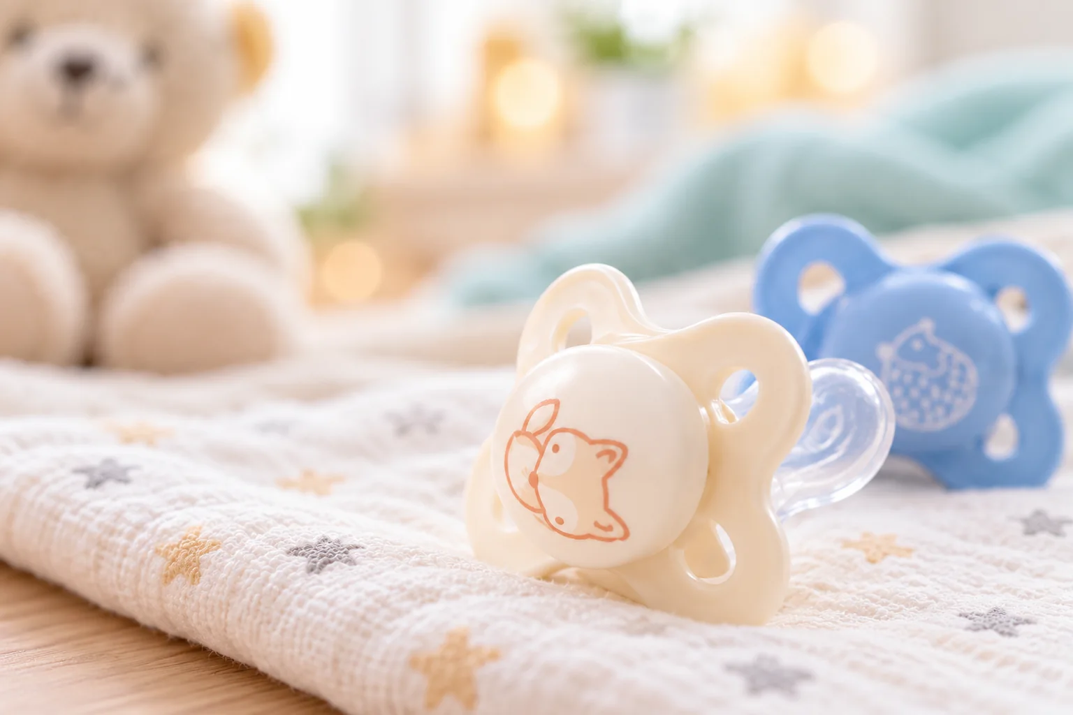 Chupetes crema y azul: guía para elegir el tete del bebé