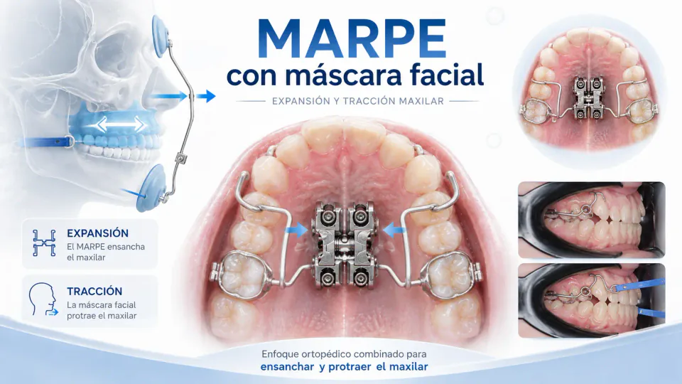 MARPE combinado con máscara facial en un caso ortopédico seleccionado